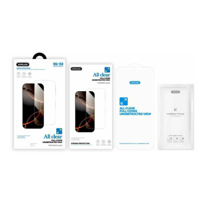 Защитное стекло для iPhone 14/13/13 Pro/16E (6.1) Supglass SG-02 Transparent Glass All Clear, прозрачный