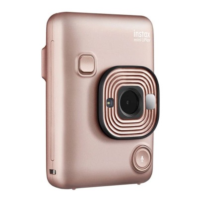 Фотоаппарат моментальной печати Fujifilm Instax Mini LiPlay Blush Gold, золотой