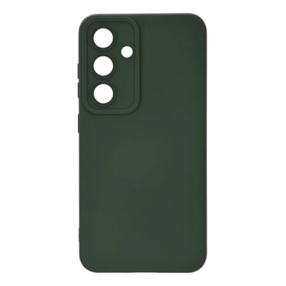 Чехол для Samsung Galaxy S25 Plus Silicone Case Темно-зеленый