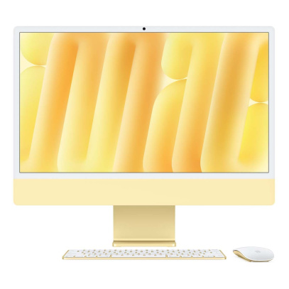 Apple iMac 24" (M4 10C CPU, 10C GPU, 2024) Retina 4,5K, 24Gb, 512Gb SSD (MD2P4) Yellow, желтый Apple iMac 24" (M4 10C CPU, 10C GPU, 2024) Retina 4,5K, 24Gb, 512Gb SSD (MD2P4) Yellow, желтый