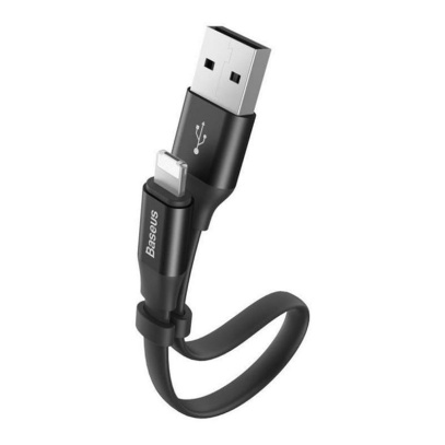 USB кабель Baseus Nimble iP Portable разъем Lightning, 23 см (CALMBJ-B01) Черный
