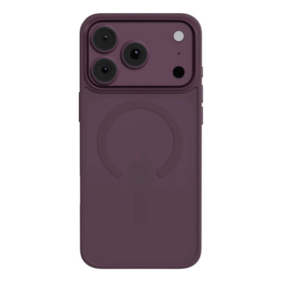 Чехол для iPhone 18 Pro Max AceCase Soft Rim Бургунди