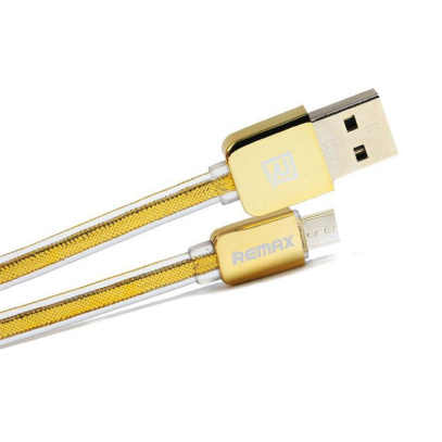 USB кабель REMAX Safe&Speed разъем Micro (RC-016m) Золотой