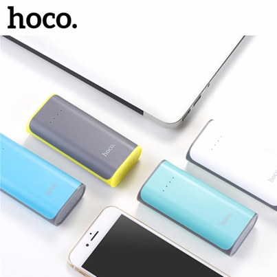 Внешний аккумулятор hoco. Tiny Concave Pattern 5200mAh (B21) Белый