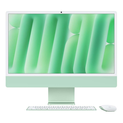 Apple iMac 24" (M4 10C CPU, 10C GPU, 2024) Retina 4,5K, 16Gb, 256Gb SSD (MWUY3) Green, зеленый Apple iMac 24" (M4 10C CPU, 10C GPU, 2024) Retina 4,5K, 16Gb, 256Gb SSD (MWUY3) Green, зеленый