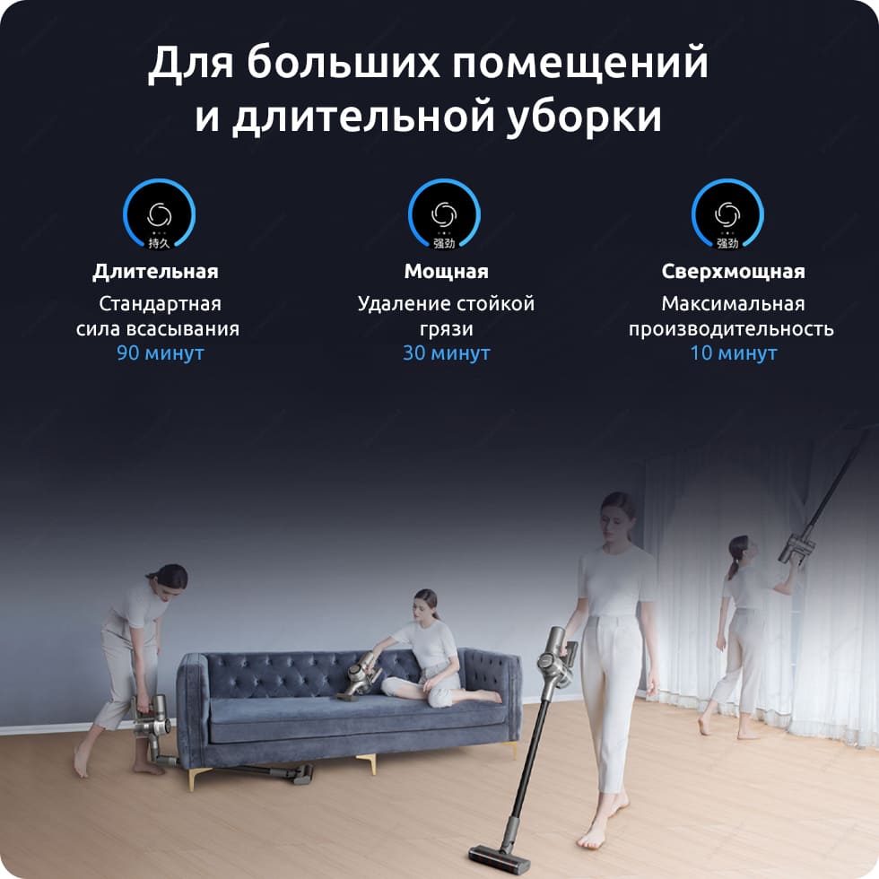 Беспроводной пылесос Dreame V12 Vacuum Cleaner (EU, серый) Беспроводной пылесос Dreame V12 Vacuum Cleaner (EU, серый)