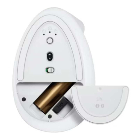 Беспроводная мышь Logitech Lift Vertical Ergonomic Mouse Wireless (910-006486) White, белый Беспроводная мышь Logitech Lift Vertical Ergonomic Mouse Wireless (910-006486) White, белый