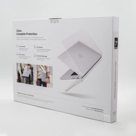 Чехол для Macbook Pro 16 (2021) UNIQ HUSK Pro Claro (MP16(2021)-CLAROMCLR) Прозрачный Чехол для Macbook Pro 16 (2021) UNIQ HUSK Pro Claro (MP16(2021)-CLAROMCLR) Прозрачный
