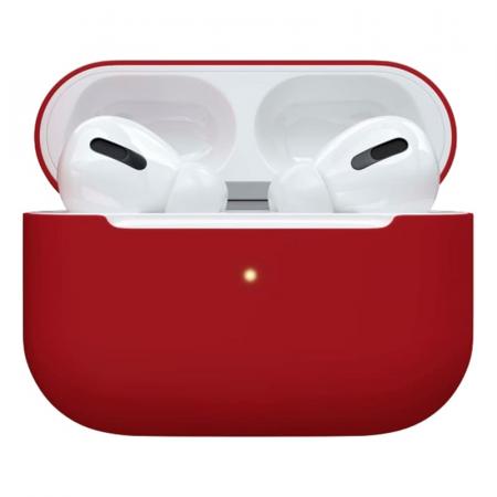 Чехол Silicone Case для Apple AirPods Pro Red, красный Чехол Silicone Case для Apple AirPods Pro Red, красный