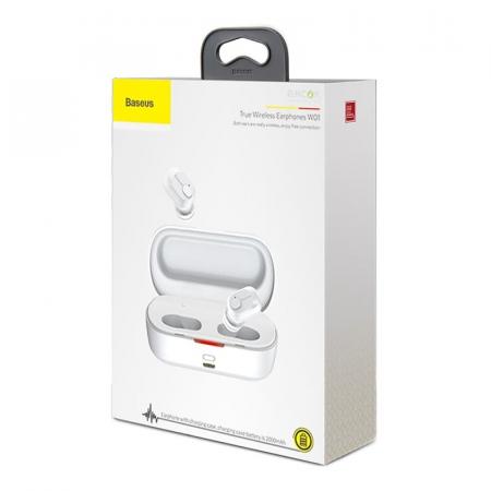 Беспроводные наушники Baseus Encok True Wireless Earphones W01 (NGW01-02) Белый Беспроводные наушники Baseus Encok True Wireless Earphones W01 (NGW01-02) Белый