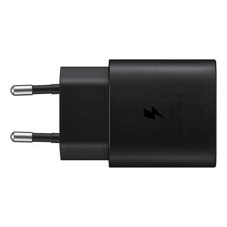 Сетевое зарядное устройство Samsung 25W PD Adapter (EP-T2510), Черный Сетевое зарядное устройство Samsung 25W PD Adapter (EP-T2510), Черный