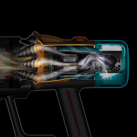 Пылесос Dyson V12 Detect Slim Fluffy (SV46) Yellow/Nickel, серебристый Пылесос Dyson V12 Detect Slim Fluffy (SV46) Yellow/Nickel, серебристый