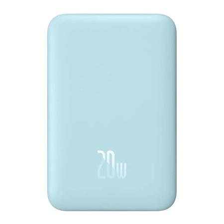 Внешний аккумулятор Baseus Magnetic Wireless Charging power bank с поддержкой беспроводной зарядки 10000mAh 20W (PPCXM10) Голубой Внешний аккумулятор Baseus Magnetic Wireless Charging power bank с поддержкой беспроводной зарядки 10000mAh 20W (PPCXM10) Голубой