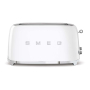 Тостер на 4 ломтика SMEG 50s style (TSF02WHEU) Белый Тостер на 4 ломтика SMEG 50s style (TSF02WHEU) Белый