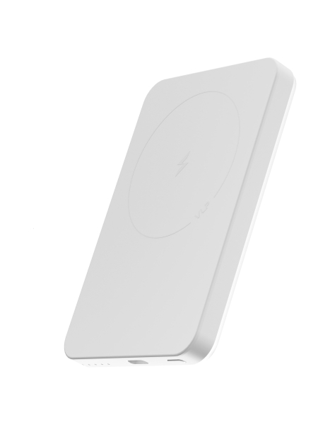 Внешний аккумулятор VLP LITE Power Snap 5000 mAh, 3A, MagSafe, USB-C, Белый