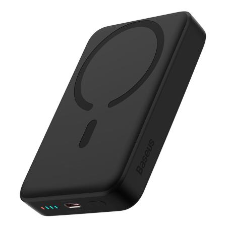 Внешний аккумулятор Baseus Magnetic Mini Wireless Fast Charge Power Bank 10000mAh 30W с поддержкой беспроводной зарядки PPCX110201 (PPCXM1030) Черный Внешний аккумулятор Baseus Magnetic Mini Wireless Fast Charge Power Bank 10000mAh 30W с поддержкой беспроводной зарядки PPCX110201 (PPCXM1030) Черный