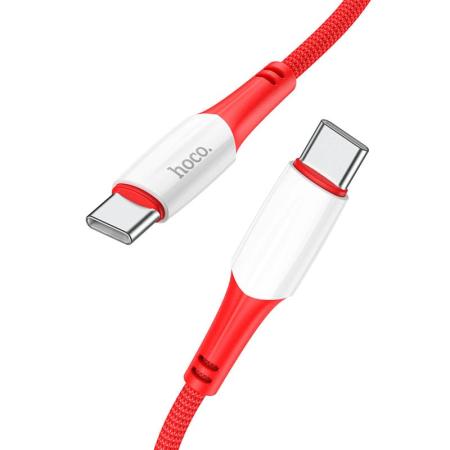 Кабель hoco. Fast charging data cable разъем Type-C – Type-C, 1 м (X70) Красный Кабель hoco. Fast charging data cable разъем Type-C – Type-C, 1 м (X70) Красный