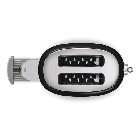 Тостер на 2 ломтика SMEG 50s style (TSF01BLEU) Черный Тостер на 2 ломтика SMEG 50s style (TSF01BLEU) Черный