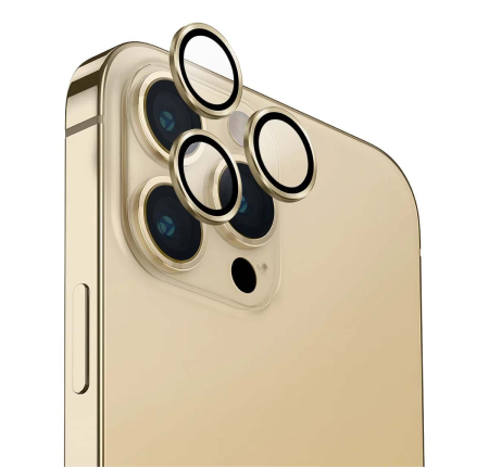 Стекло на камеру для iPhone 14 Pro/14 Pro Max UNIQ OPTIX Camera Lens protector Aluminium (IP6.1P-6.7PM-LENSGLD) Gold Стекло на камеру для iPhone 14 Pro/14 Pro Max UNIQ OPTIX Camera Lens protector Aluminium (IP6.1P-6.7PM-LENSGLD) Gold