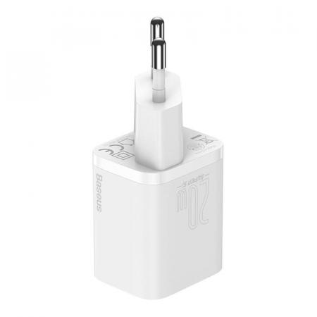 Сетевое зарядное устройство USB Type-C Baseus Super Si Quick Charger 1C 20 Вт EU (CCSUP-B02) Белый