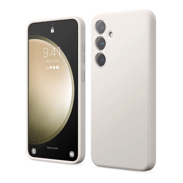Чехол для Galaxy S24+ Elago чехол Soft silicone (Liquid) Песочный