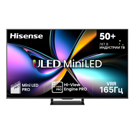 Телевизор Hisense 55" Ultra HD, 165 Гц, MiniLED (55U7Q PRO) Телевизор Hisense 55" Ultra HD, 165 Гц, MiniLED (55U7Q PRO)