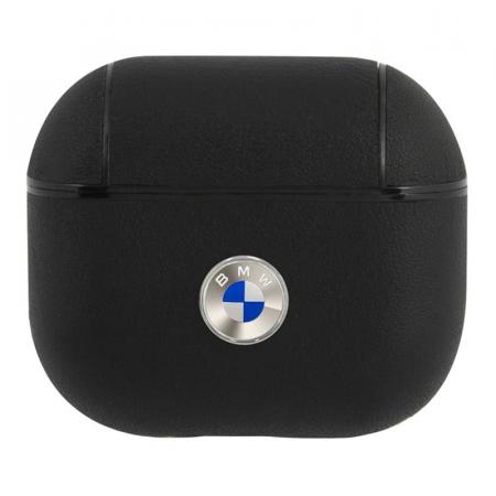 Чехол BMW для Airpods 3 Signature leather with metal logo (BMA3SSLBK) Черный Чехол BMW для Airpods 3 Signature leather with metal logo (BMA3SSLBK) Черный