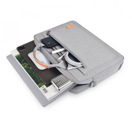 Сумка для ноутбуков 14″ WiWU Pioneer pro handbag Серый Сумка для ноутбуков 14″ WiWU Pioneer pro handbag Серый