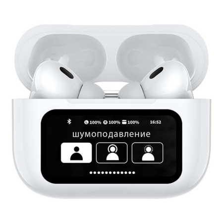 Беспроводные наушники с микрофоном Deppa Air Pro 3 ANC, TWS, BT 5.3, 350 мАч, ANC, LCD (44213) Белый Беспроводные наушники с микрофоном Deppa Air Pro 3 ANC, TWS, BT 5.3, 350 мАч, ANC, LCD (44213) Белый