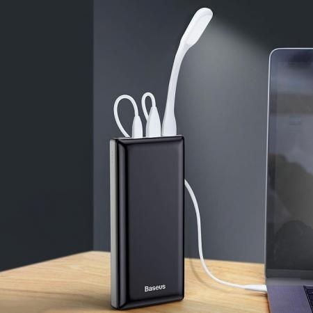 Внешний аккумулятор Baseus Fast charge 15W Mini JA 30000mAh (PPJAN-C01) Черный Внешний аккумулятор Baseus Fast charge 15W Mini JA 30000mAh (PPJAN-C01) Черный