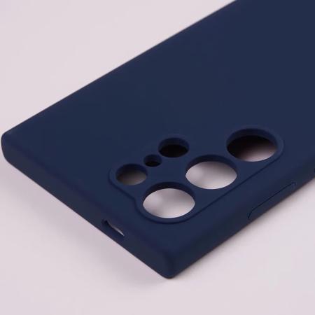 Чехол Silicone Case v2 для Samsung Galaxy S24 Ultra Темно-синий Чехол Silicone Case v2 для Samsung Galaxy S24 Ultra Темно-синий