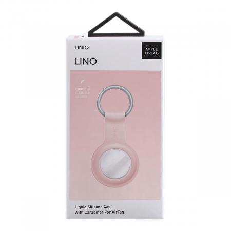 Чехол для Apple AirTag UNIQ Lino Liquid silicone (AIRTAG-LINOPNK) Розовый Чехол для Apple AirTag UNIQ Lino Liquid silicone (AIRTAG-LINOPNK) Розовый