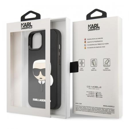Чехол Karl Lagerfeld для iPhone 14 Plus 3D Rubber Karl's head Hard (KLHCP14MKH3DBK) Черный Чехол Karl Lagerfeld для iPhone 14 Plus 3D Rubber Karl's head Hard (KLHCP14MKH3DBK) Черный
