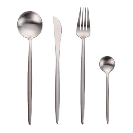 Набор столовых приборов Xiaomi Maison Maxx Stainless Steel Cutlery Set 4 предмета в комплекте (CYZ-001Y) Серебристый Набор столовых приборов Xiaomi Maison Maxx Stainless Steel Cutlery Set 4 предмета в комплекте (CYZ-001Y) Серебристый