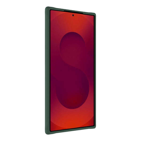 Чехол для Samsung Galaxy S25 Ultra Silicone Case Темно-зеленый