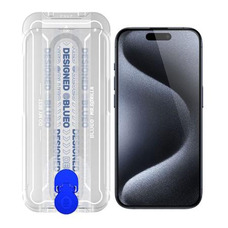 Защитное стекло для iPhone 15 Pro BLUEO Corning Gorilla USA Anti-Static +installer Черный Защитное стекло для iPhone 15 Pro BLUEO Corning Gorilla USA Anti-Static +installer Черный