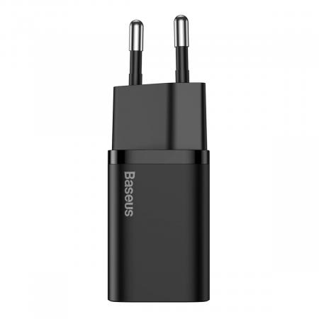 Сетевое зарядное устройство USB Type-C Baseus Super Si Quick Charger 1C 20 Вт EU (CCSUP-B01) Черный