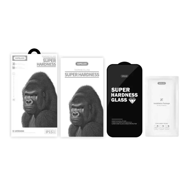 Защитное стекло для iPhone 12 Pro Max Supglass (XC-11) Чёрное