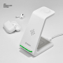 Зарядная станция Deppa 3в1 Charging Stand Twin (24015) White, белый