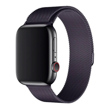 Ремешок для Apple Watch 42/44 mm Gurdini Milanese Loop Gray, серый