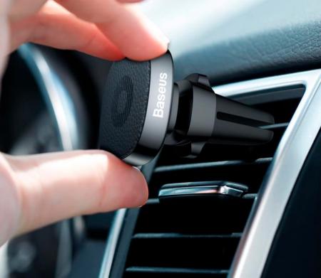 Держатель в дефлектор магнитный Baseus Privity Series Pro Air outlet SUMQ-PR01 Черный Держатель в дефлектор магнитный Baseus Privity Series Pro Air outlet SUMQ-PR01 Черный