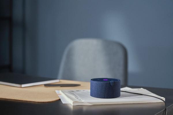 Умная колонка Яндекс Станция Мини (с часами) Красный гранат