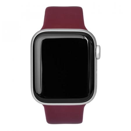 Силиконовый ремешок для Apple Watch 42/44/45 мм Marsala Силиконовый ремешок для Apple Watch 42/44/45 мм Marsala