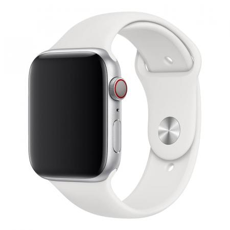 Силиконовый ремешок COTEetCI Silicone Sport Band для Apple Watch 38/40 мм White, белый Силиконовый ремешок COTEetCI Silicone Sport Band для Apple Watch 38/40 мм White, белый
