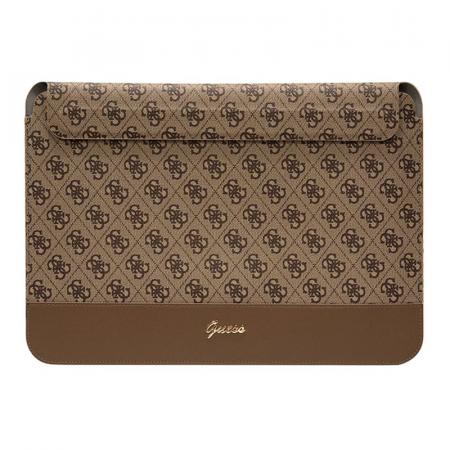 Чехол Guess для ноутбуков 13"/14" Sleeve 4G Bottom stripe Metal logo (GUCS14PS4SGW) Коричневый Чехол Guess для ноутбуков 13"/14" Sleeve 4G Bottom stripe Metal logo (GUCS14PS4SGW) Коричневый
