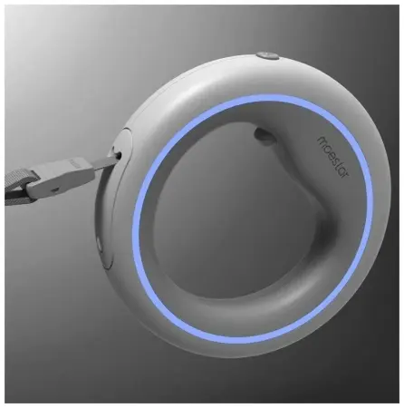 Поводок Xiaomi Moemaster UFO Retractable Leash 2 Plus, 3 м Серый Поводок Xiaomi Moemaster UFO Retractable Leash 2 Plus, 3 м Серый