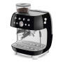 Кофемашина эспрессо со встроенной кофемолкой SMEG 50s style (EGF03BLEU) Чёрный Кофемашина эспрессо со встроенной кофемолкой SMEG 50s style (EGF03BLEU) Чёрный