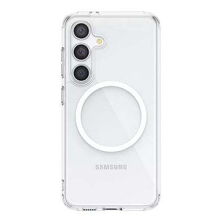 Чехол для Samsung Galaxy S24/S25 Clear Case MagSafe Прозрачный Чехол для Samsung Galaxy S24/S25 Clear Case MagSafe Прозрачный
