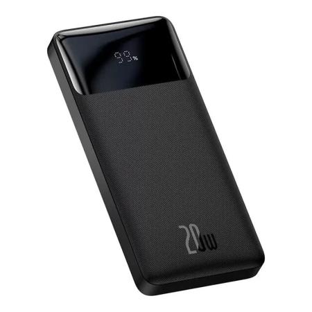 Внешний аккумулятор Baseus Bipow Digital Display Fast Charge Power Bank 10000mAh 20W Overseas Edition PPBD10K (PPBD050301) Черный Внешний аккумулятор Baseus Bipow Digital Display Fast Charge Power Bank 10000mAh 20W Overseas Edition PPBD10K (PPBD050301) Черный