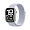 Apple Watch Series 10, 42 мм корпус из алюминия цвета «Silver», ремешок Sport Loop цвета «Blue Cloud»